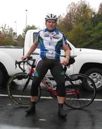 Nuckols races for the Annapolis Bike Racing Team